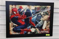 Amazing Spiderman Lenticular Framed Print 23x30
