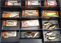 (16) Rapala Fishing Lures / Baits - Rattlin Raps