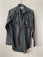 Vintage Sheplers Pearl Snap Western Shirt