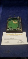 (1) Danbury Mint Replica Of Griffith Stadium w/