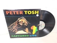 GUC Peter Tosh "Captured Live" Vinyl Record