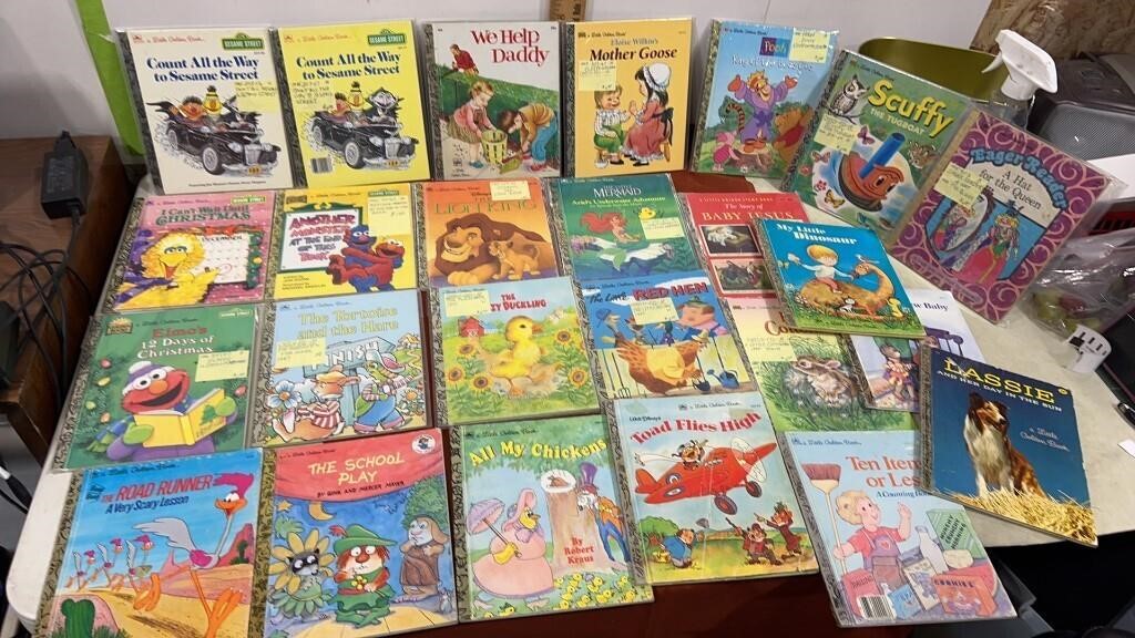 ESTATE AUCTION ADD ON GOLDEN BOOKS