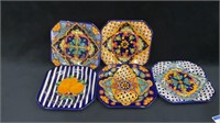 Hand painted Plates-5 Made in Mexico