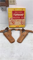 Vintage Tophano Texas ranger gun and holster set.