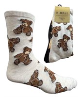 (36) Pairs K.Bell Women's Socks