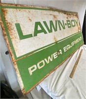L79- 70x34  Lawn-Boy Power Equipment Metal Sign