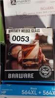 WHISKEY WEDGE GLASS