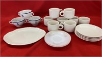 IRONSTONE, JACKSON CHINA, ALLEGHENY, MISC DISHES