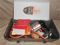 vintage black & decker drill & metal  toolbox