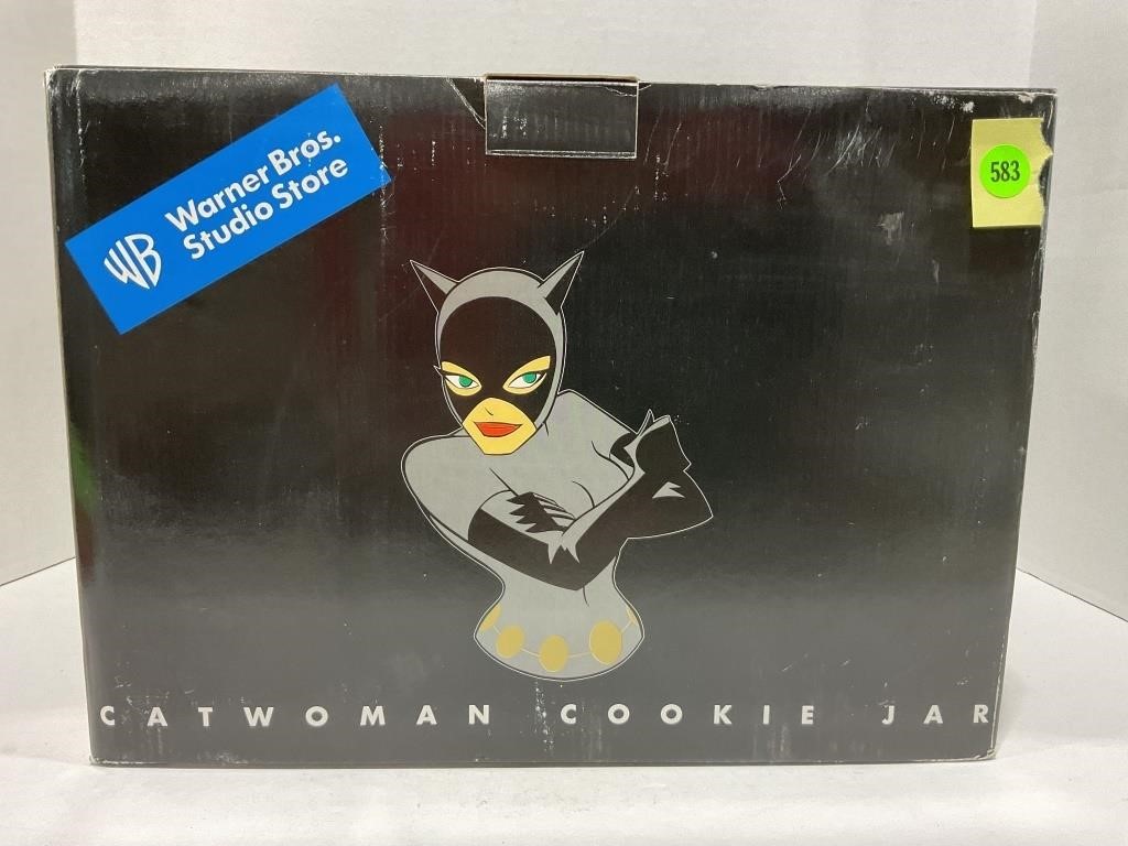 Warner Brothers Catwoman cookie jar new in box