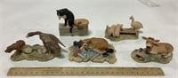 5 Schmid animal figurines