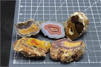 Mexican agates, cut, 11.6 oz