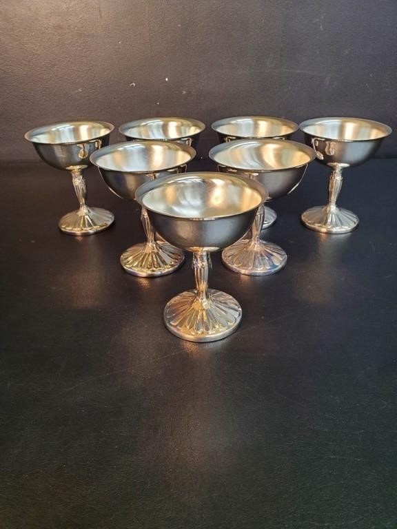 Silver Toned Goblets