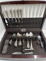 Sterling Cutlery In Cutlery Case - 43pcs