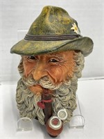 Vintage Bossons Tyrolean Man Smoking Pipe