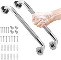 2 Pack 16 Inch Grab Bars  Anti Slip Grip