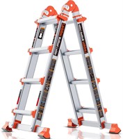 LANBITOU Ladder  A Frame 4 Step Ladder  14 FT