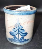 Rowe pottery works Small Christmas crock 1991