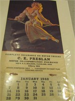 1940 PRESLON CALENDER