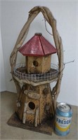 Wooden Natural Lighthouse Bird House