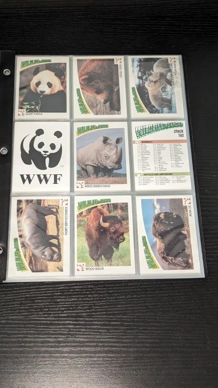 WWF Wildlife in Danger Complete Set 1-100