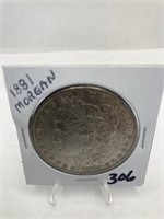 1881 Silver Dollar XF +