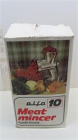 vintage Alfa 10 meat mincer