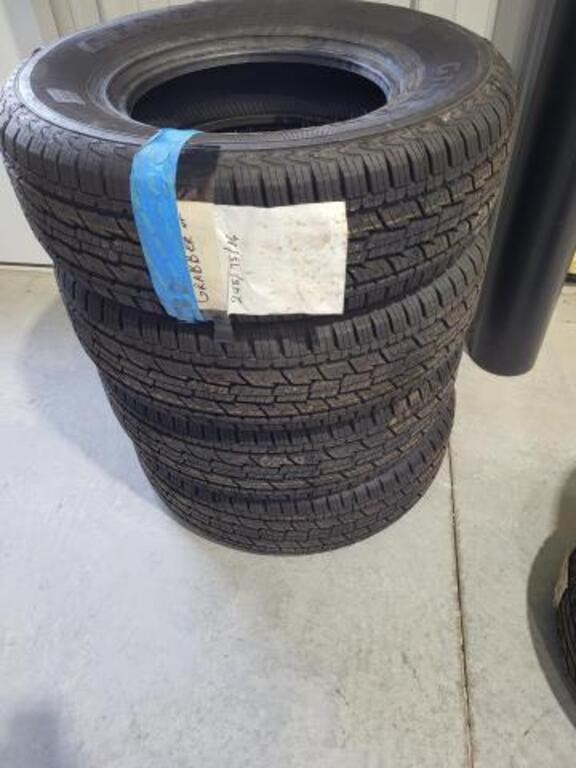4 new Grabber HT tires 245/75R16
