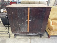 Primitive Pine Cabinet.