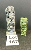 Mayan Themed Statues 4-5 inches from Mexico