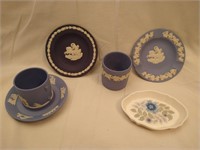 5pc Wedgewood lot- cup damaged