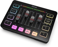 FIFINE Gaming Audio Mixer, Streaming RGB PC Mixer