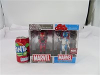 2 figurines Rock Candy Marvel