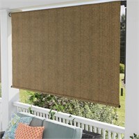 ALMOND Color Sheer Roller Shade 72Wx 96L