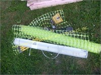 SNOW FENCING & CONSTRUCTION LIGHTS