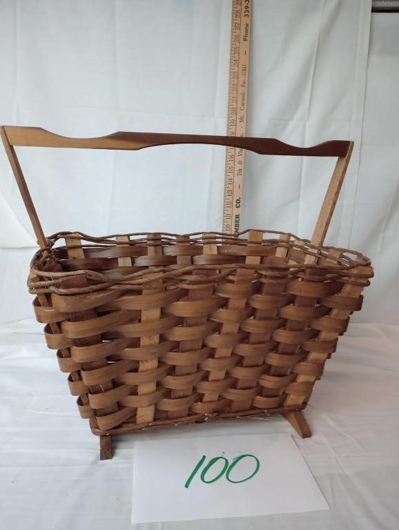 WIDE SPLIT GATHERING BASKET