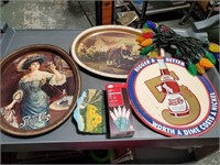 Vintage Lot Trays Lights +++