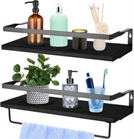 Floating Shelves Set of 2(Black)