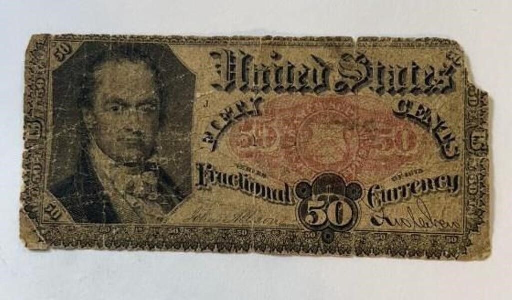 50 Cent Note Fractional Currency