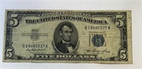 $5 Silver Certificate 1953