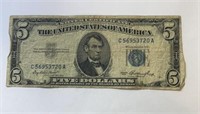 $5 Silver Certificate 1953