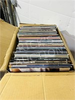 collection of modern and vintage LP's
