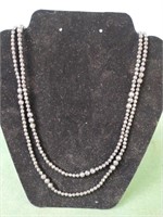 Beaded necklace 28" long