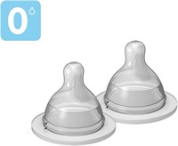 Extra Slow Flow Nipple, 0 Months, Unisex, 3 Pack