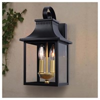 LamQee Large Outdoor Wall Lantern Lights with Dusk