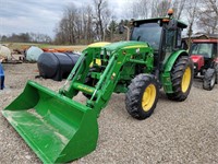 John Deere 6115D tractor with H310 loader
 3945