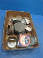 Flat of ball jar lids