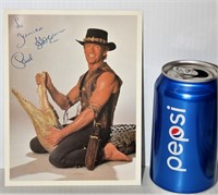 Paul Hogan Crocodile Dundee Signed Photo