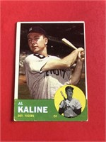 1963 Topps Al Kaline Card #25 Tigers HOF 'er