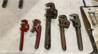 5 pipe wrenches